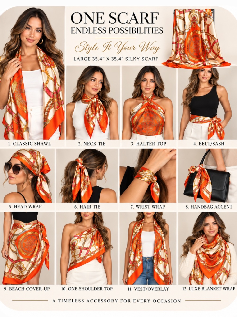 Silky Shawl/Scarf
